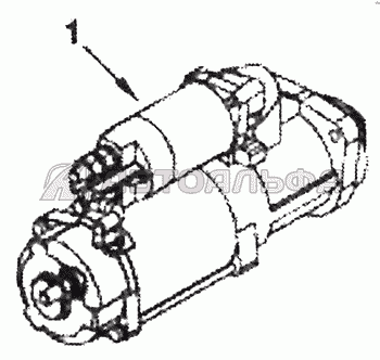 Стартерный электродвигатель 6ISBe-210