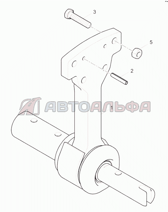 4812031804 Outer support Dynapac SD2500C (ч. 1)