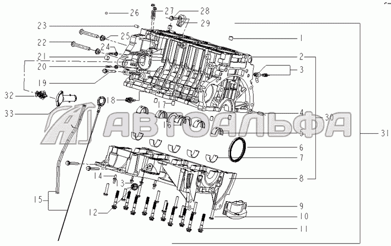 CYLINDER BLOCK ASSY Geely FC