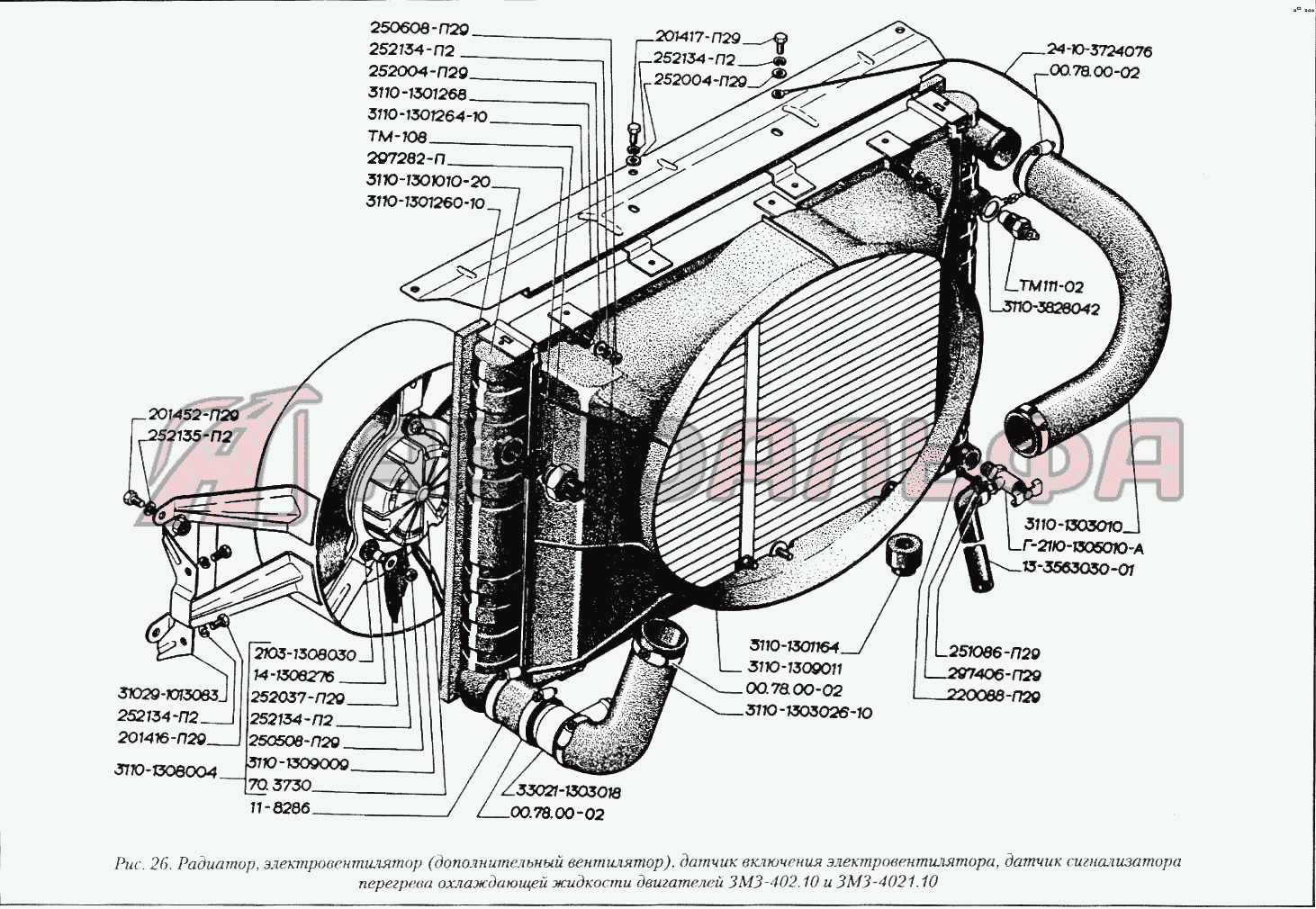 Радиатор, электровентилятор (дополнительный вентилятор), датчик включения  электровентилятора, датчик сигнализатора перегрева охлаждающей жидкости  двигателей ЗМЗ-402.10 и ЗМЗ-4021.10 ГАЗ 3110 купить оптом в Набережных  Челнах и Москве | Радиатор ...