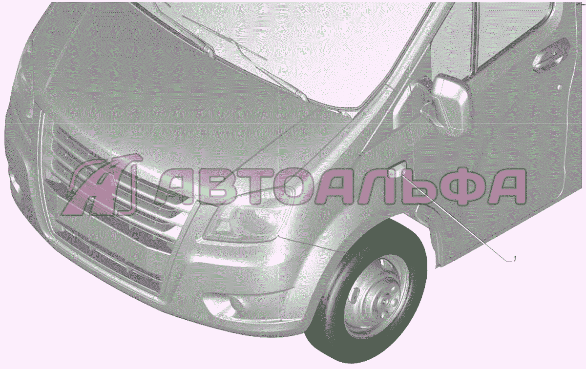 A21R23-3726002 Установка светосигнальной аппаратуры ГАЗЕЛЬ NEXT A65R32-40