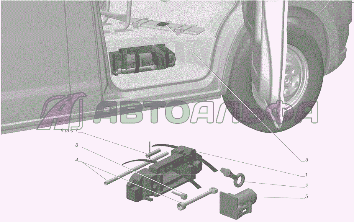 A31R23-3901001 Установка инструмента ГАЗЕЛЬ NEXT A65R32-40