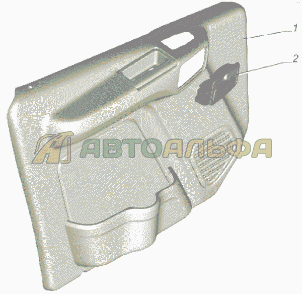 A21R23-6102209-10 Обивка передней двери левая ГАЗЕЛЬ NEXT A65R32-40