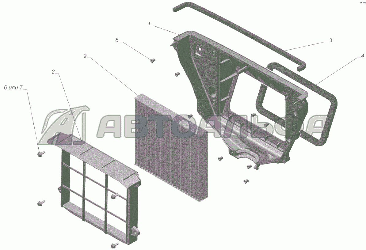 A21R23-8119020 Воздухозаборник ГАЗЕЛЬ NEXT A65R32-40