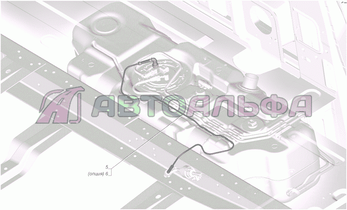 A31R22-8134002 Установка топливопроводов подогревателя ГАЗЕЛЬ NEXT A65R32-40