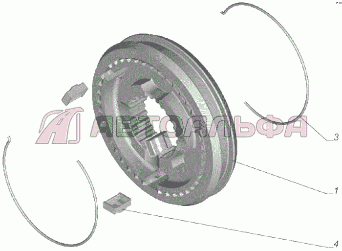 A21R22-1701168 Синхронизатор 5 передачи и заднего хода ГАЗЕЛЬ NEXT A65R32-40