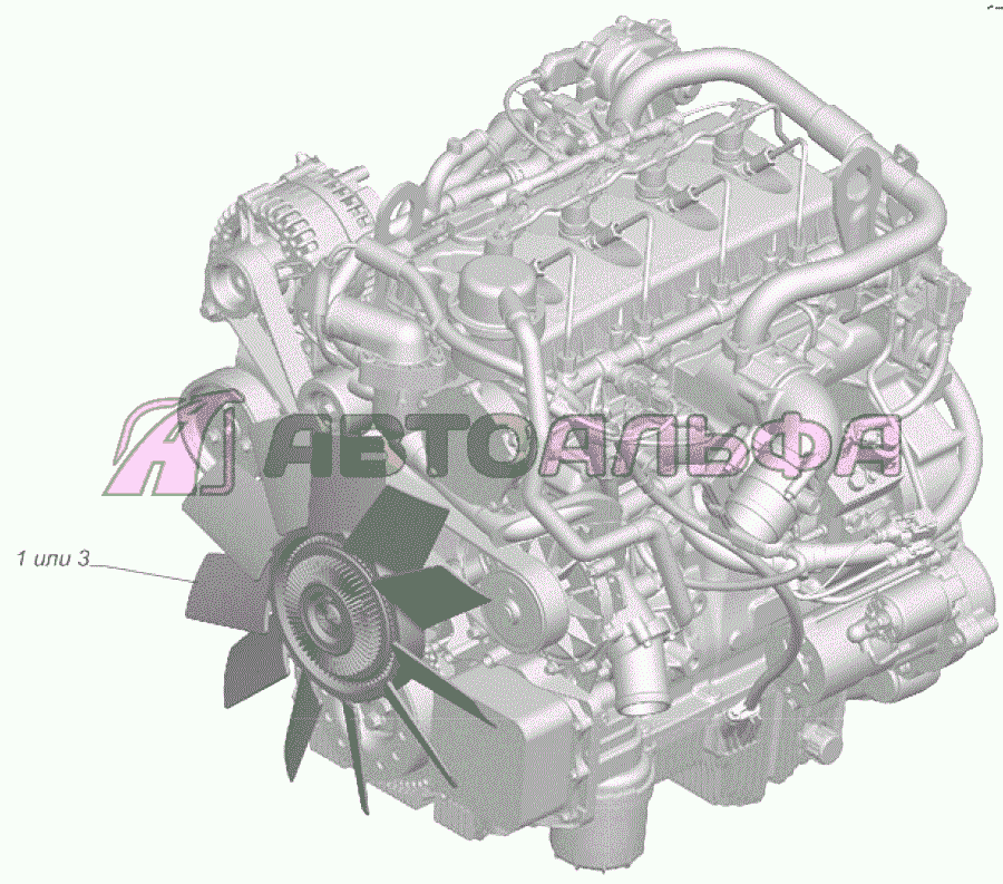 3302-1308004-10 Установка вентилятора ГАЗЕЛЬ NEXT A65R32-40