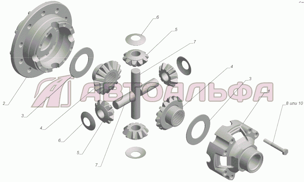 3302-2403011-10 Дифференциал ГАЗЕЛЬ NEXT A65R32-40