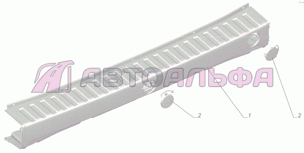 A31R23-2804012 Панель заднего бампера ГАЗЕЛЬ NEXT A65R32-40