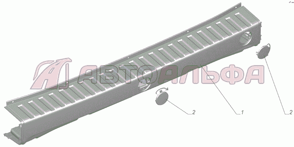 A31R23-2804012-10 Панель заднего бампера опция Окрашенный бампер ГАЗЕЛЬ NEXT A65R32-40