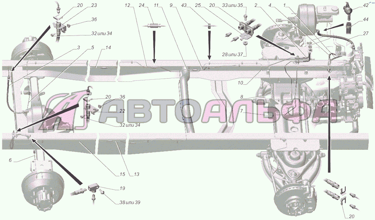 A31R32-3500001-20 Установка привода тормозной системы ГАЗЕЛЬ NEXT A65R32-40