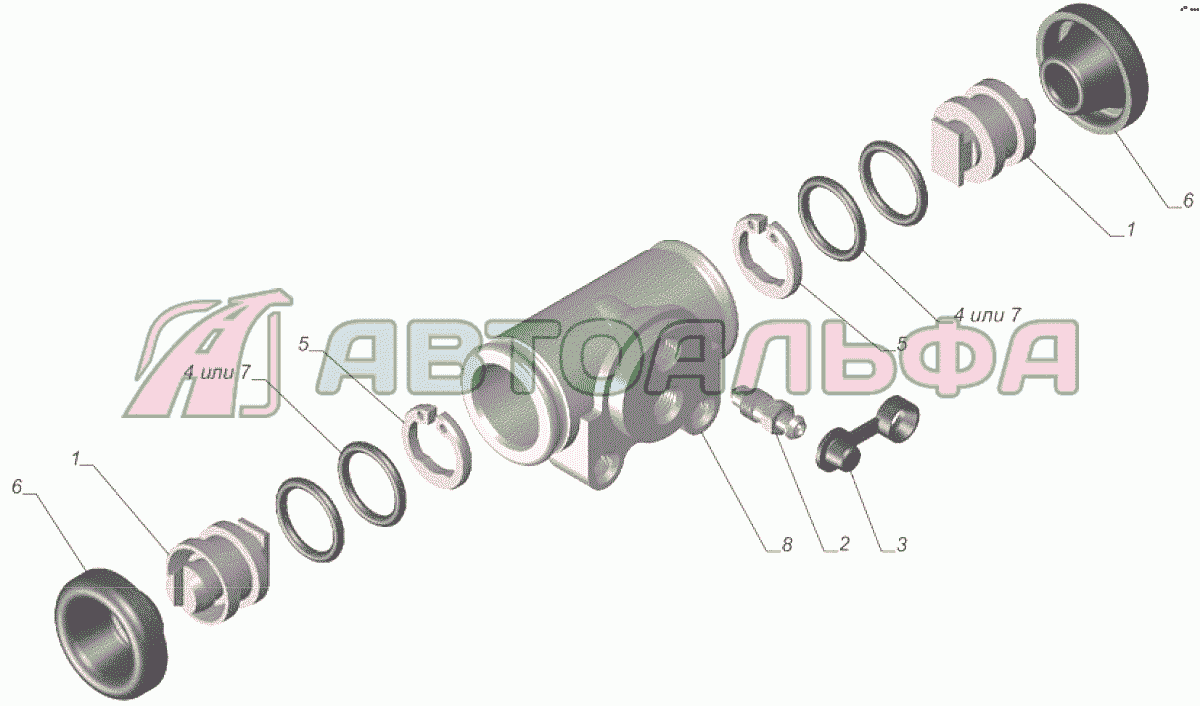 24-3501040-01 Цилиндр колесный заднего тормоза ГАЗЕЛЬ NEXT A65R32-40