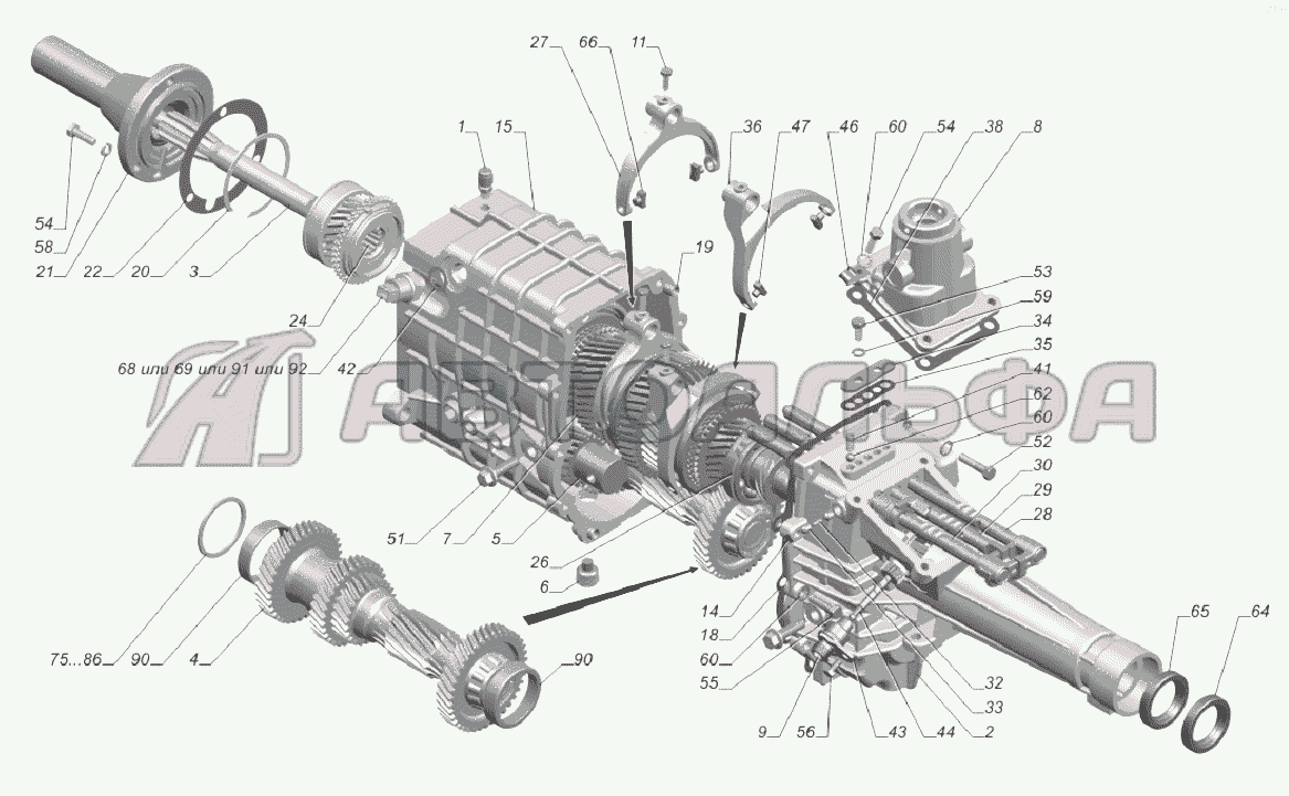 КПП (коробка передач) ГАЗ-3302 