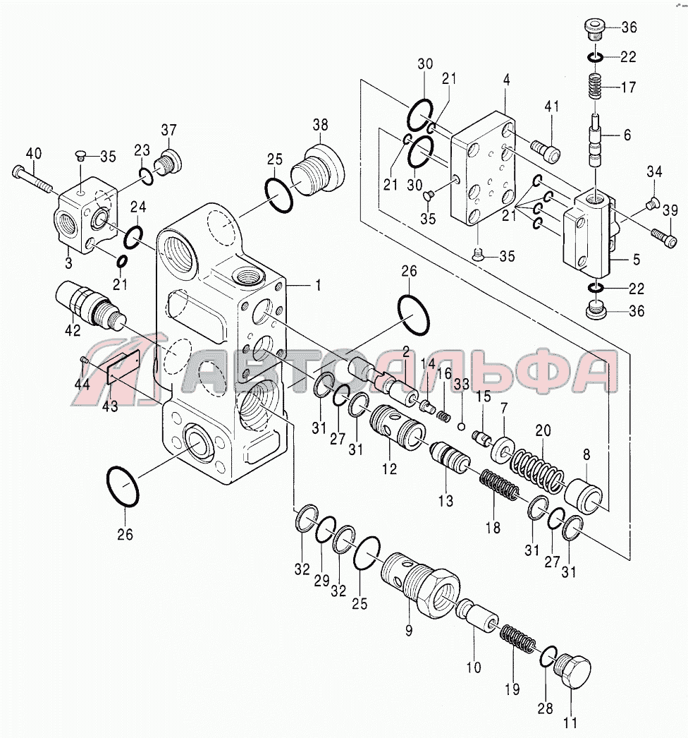 VALVE, HOLDING (Type 3) Компоненты EX-220-2