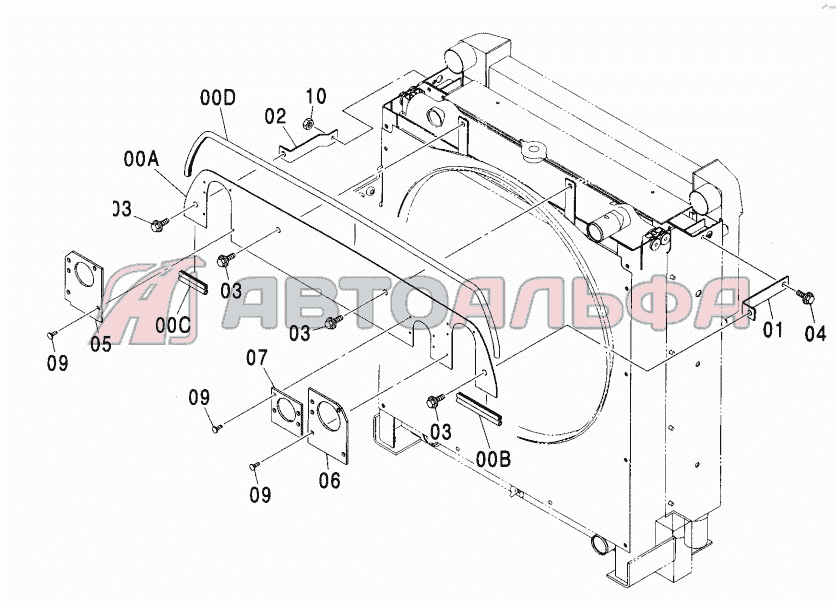 RADIATOR COVER ZX-270