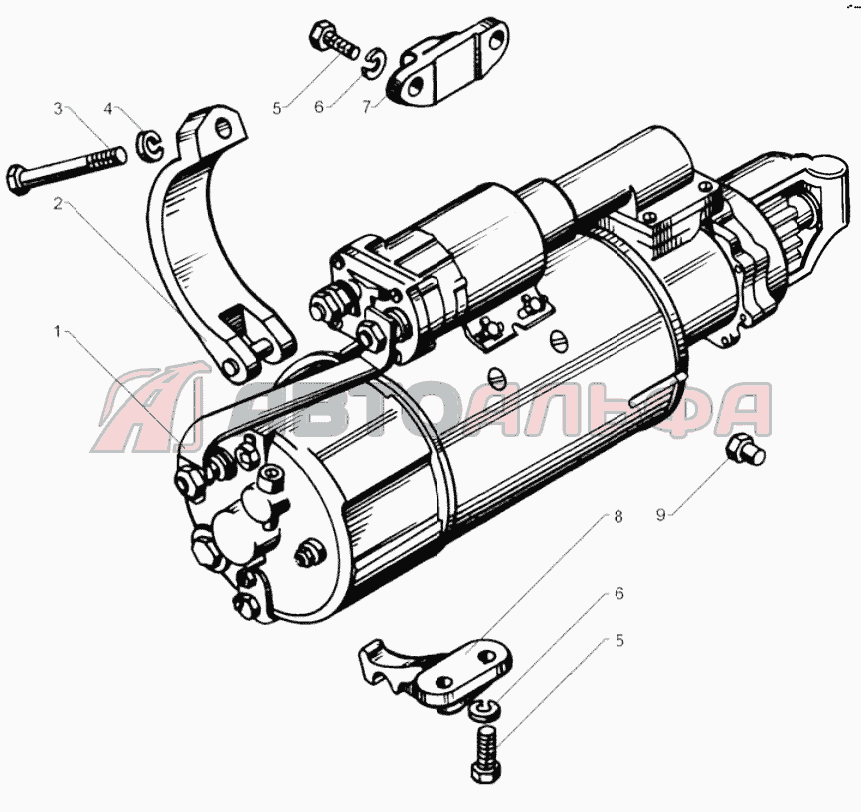 Стартер Двигатель ЯМЗ-238М2