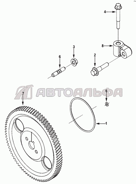 FUEL PUMP MOUNTING King Long XMQ-6127J