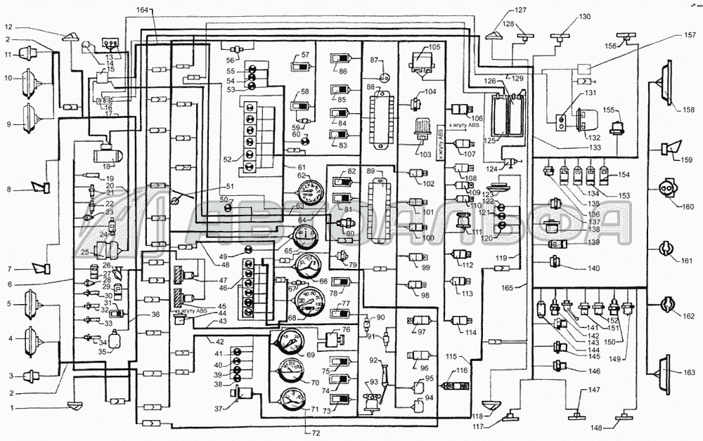 Схема маз – Электрические схемы на автомобили МАЗ