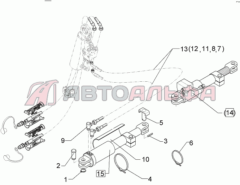 675 3637 HY-turnover+swing-in device EurOpal 7X, EurOpal 7 HydriX