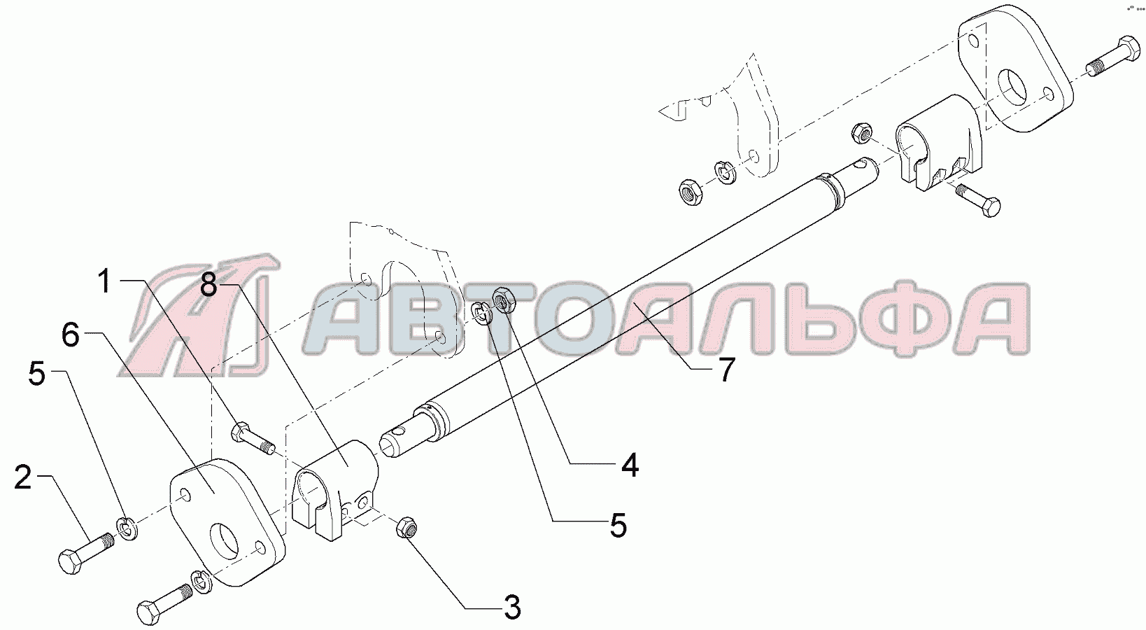 661 1388 Lower link connection Smaragd 9/400, каталог 2016 г.