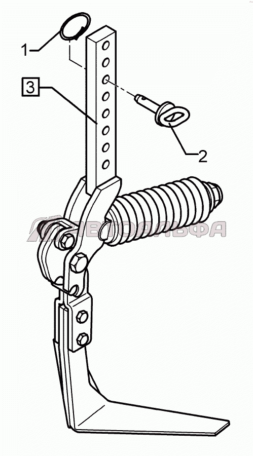 Track scraper FSU-VS33 Solitair 12 FAW Lemken Solitair 12/900K