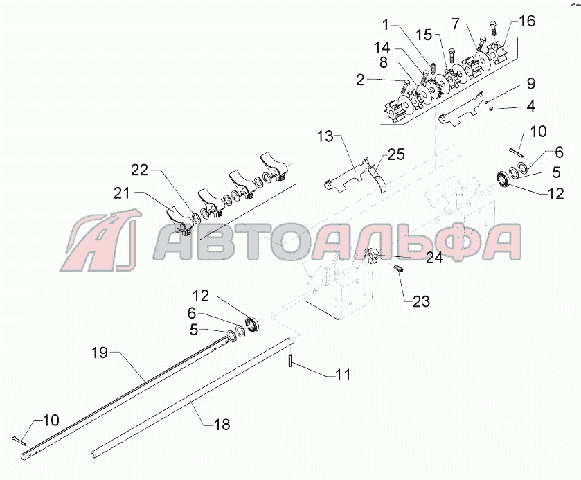 582 5898 Seeding mechanism Solitair 8/300, каталог 2014 г.