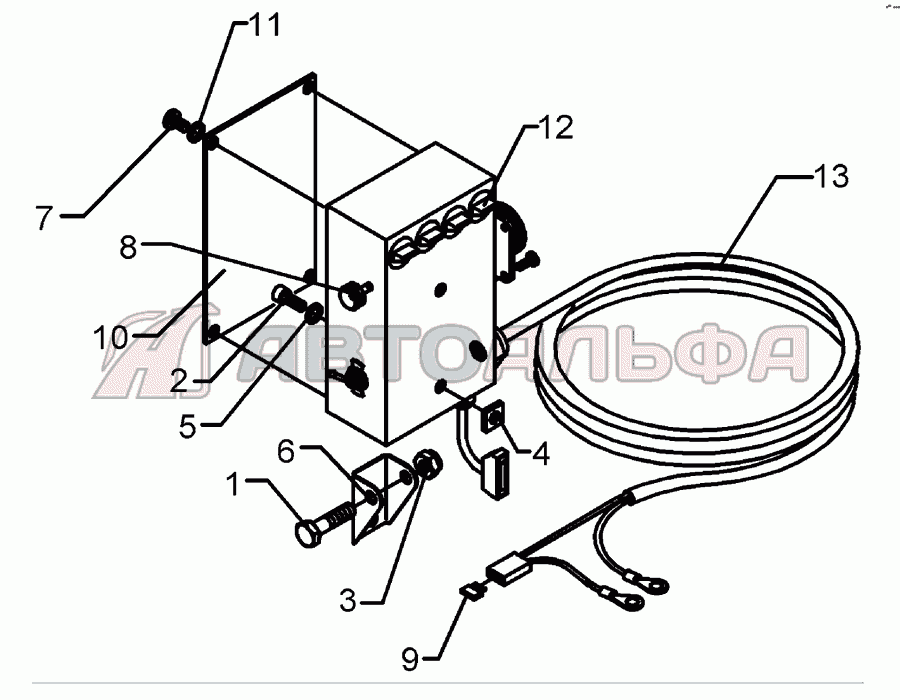 Tractor mounting set 4-Teilbreiten LH 5000 Lemken Solitair 9/600K