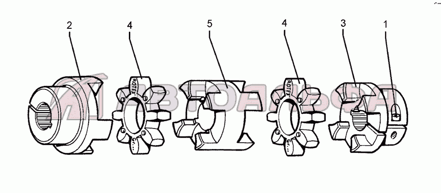 Coupling 1.3/8-6Z Lemken Solitair 9/600K