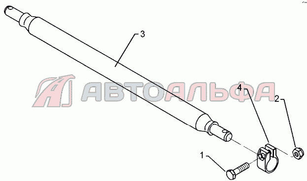 Lower link connection ED68 L3 Z3 Thorit 9/500 KA