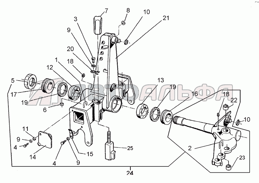 Turnover mechanism E100 VariOpal 7