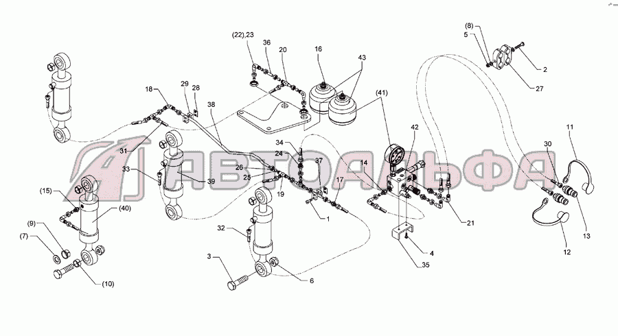 Hydraulic assembly X-HY 3SG-1000 VariOpal 9X