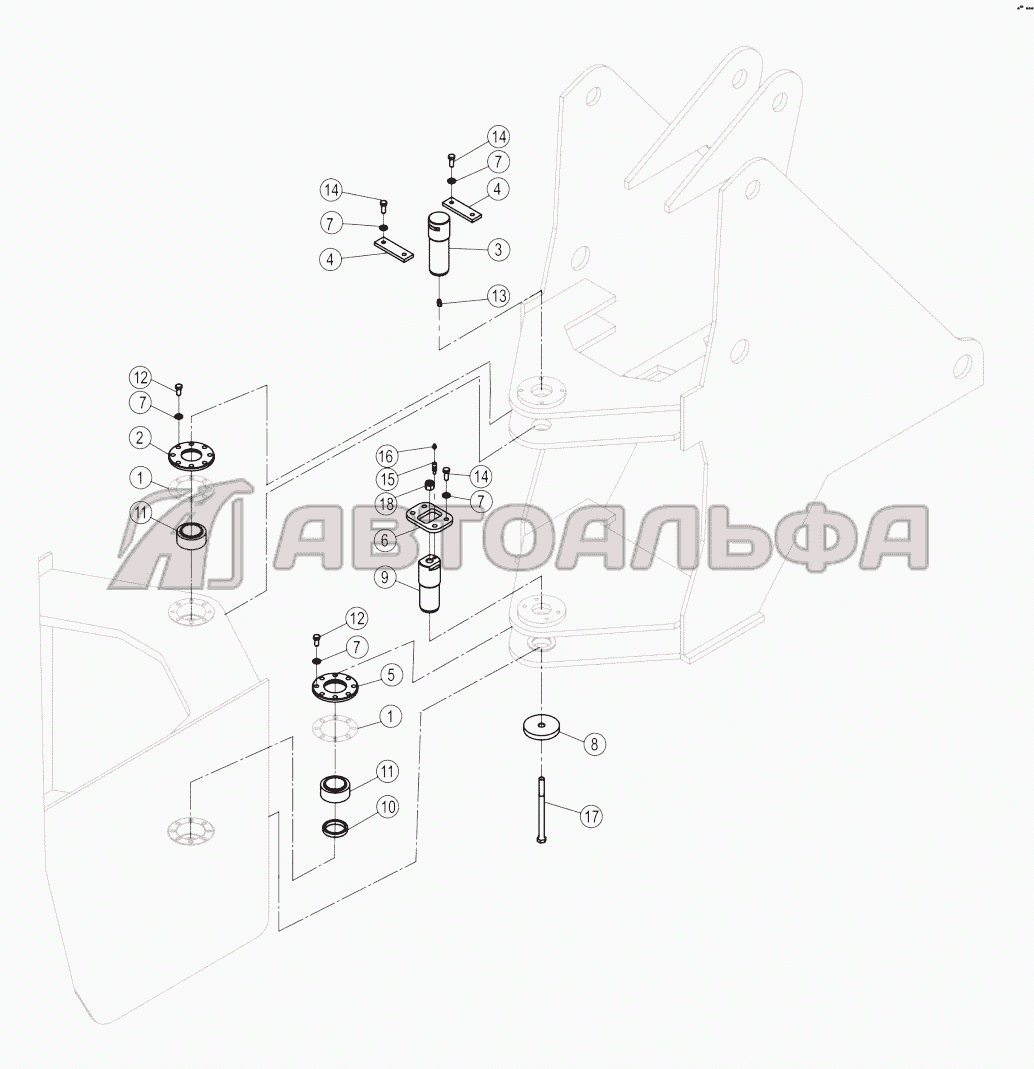 43C4781_000_00 ARTICULATED HITCH CLG-835H