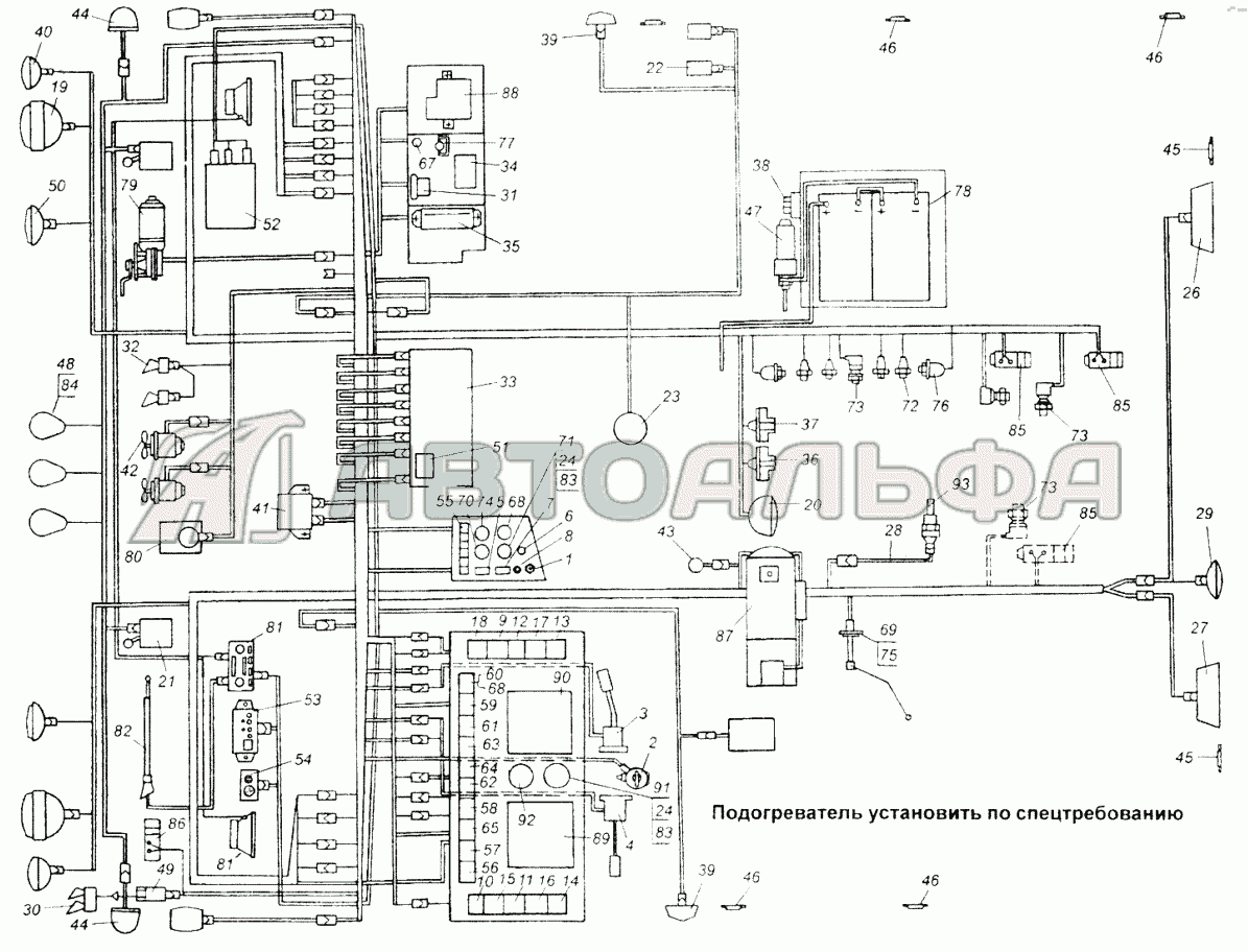 Схема электрическая 2121