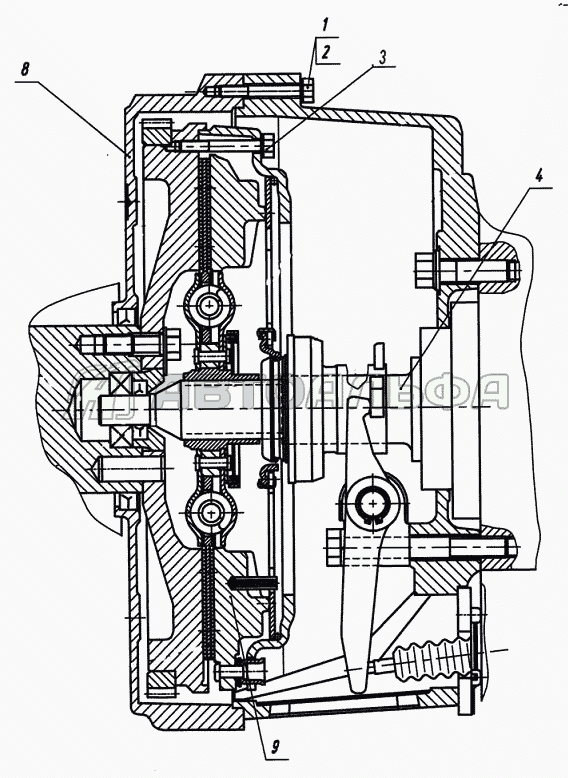Двигатель с коробкой передач и сцеплением 6501В9-1000300-200, (210), (220), (230) МАЗ 6501B9