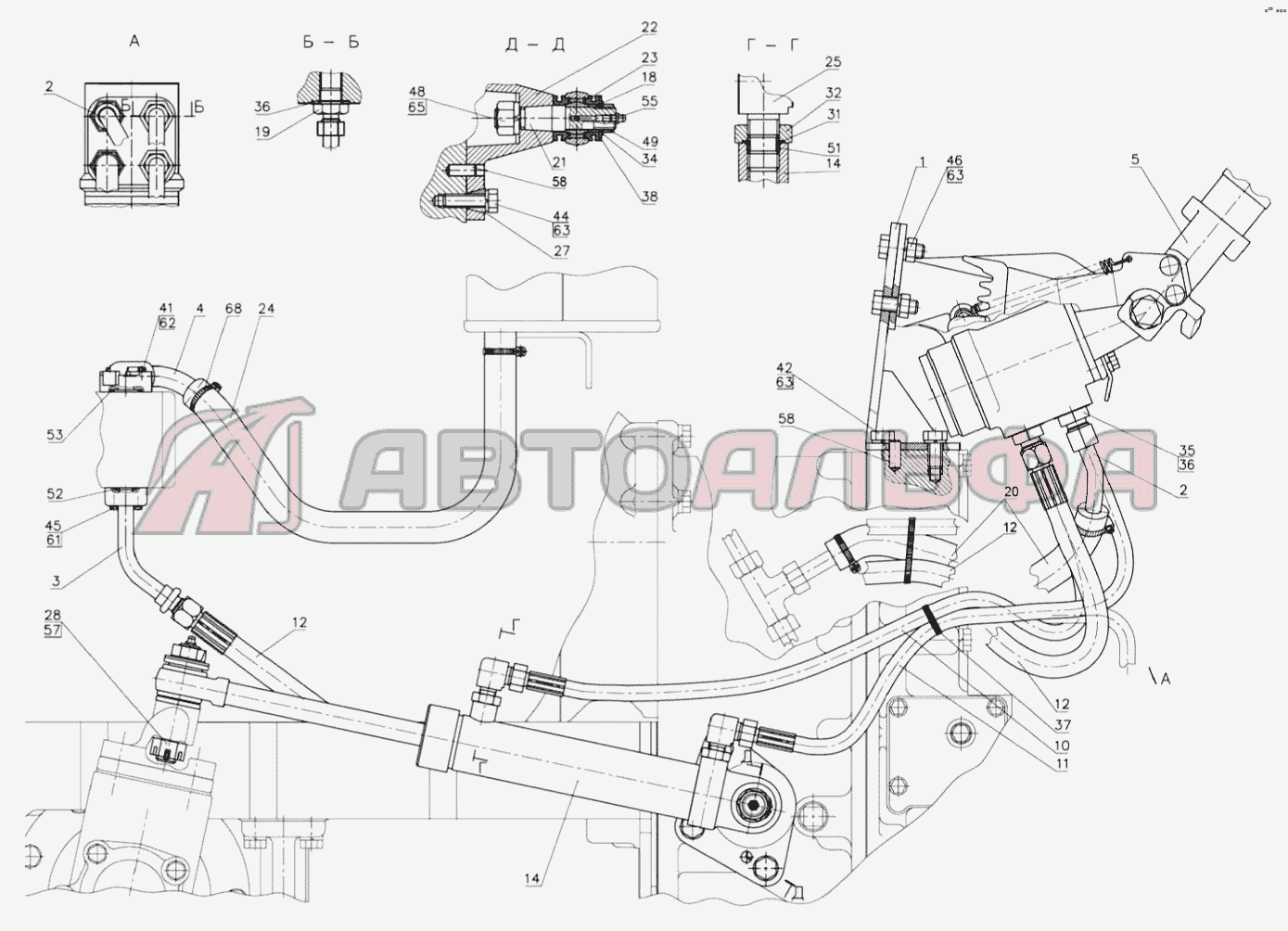 Управление рулевое гидрообъемное (для тракторов «БЕЛАРУС-321») МТЗ 310, 320, 321