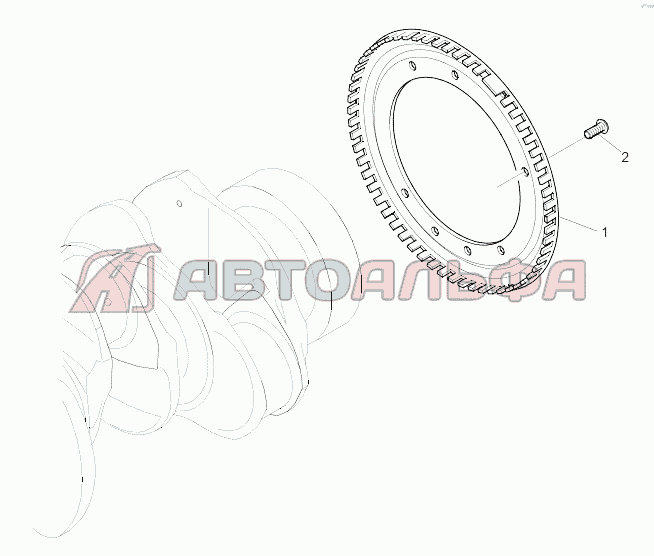 ACHP0010 Crankshaft, Main and Big End Bearings Plate B Двигатель Perkins 1106D