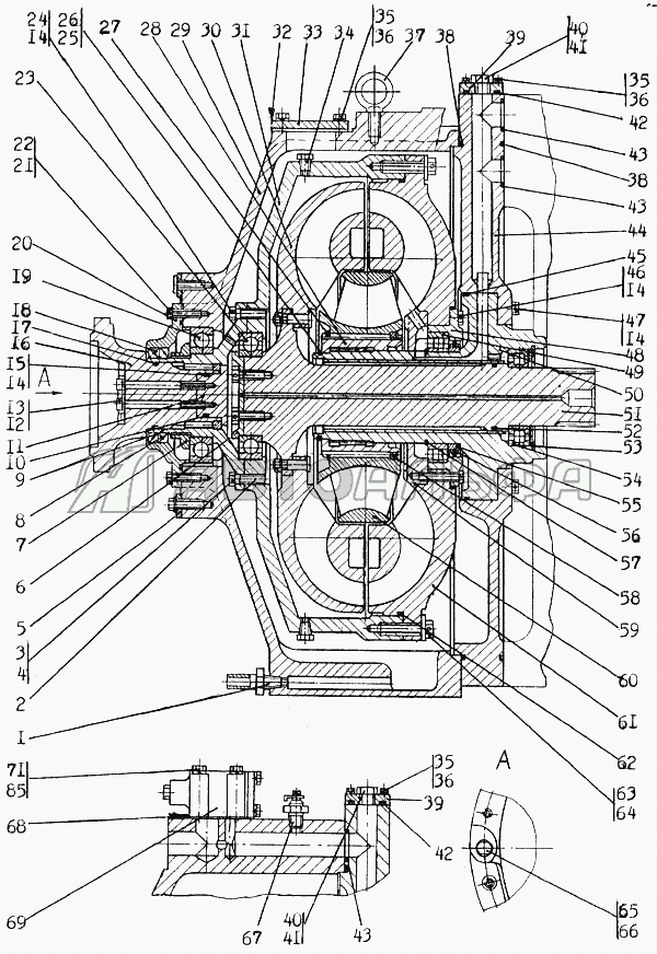 Гидротрансформатор Промтрактор Т-50.01