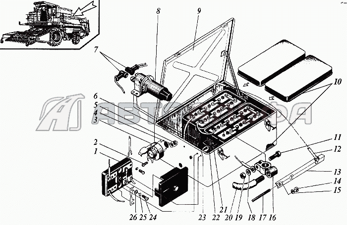 Ящик аккумуляторный РСМ Дон 1200Б