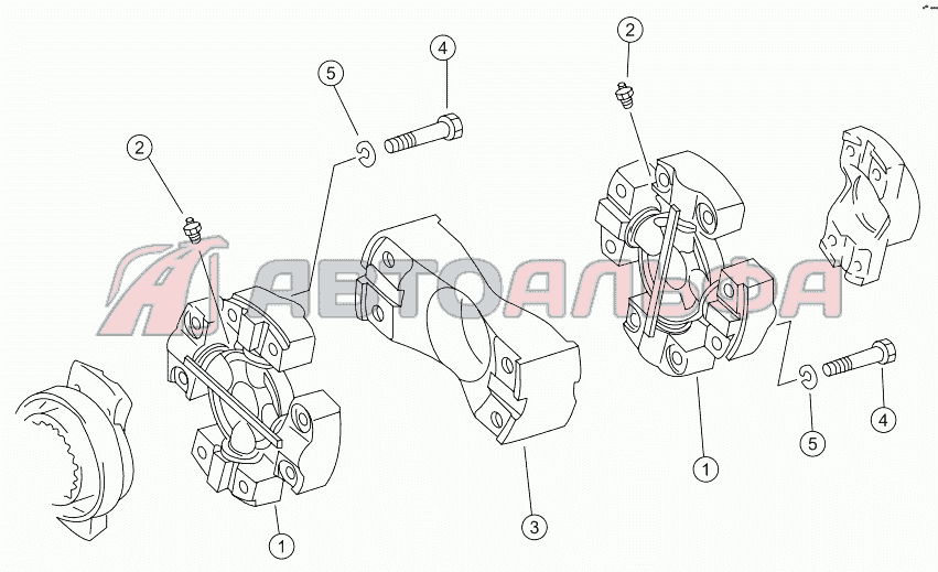 UNIVERSAL JOINT ASSY SD16E