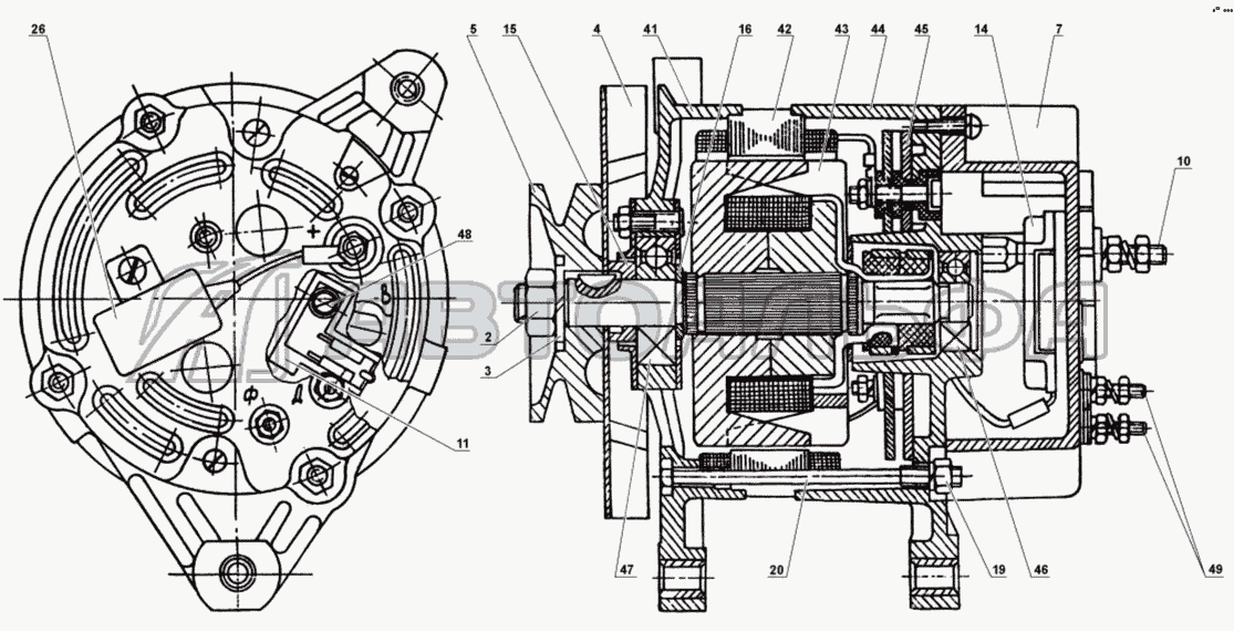 Генератор Двигатель УМЗ-421