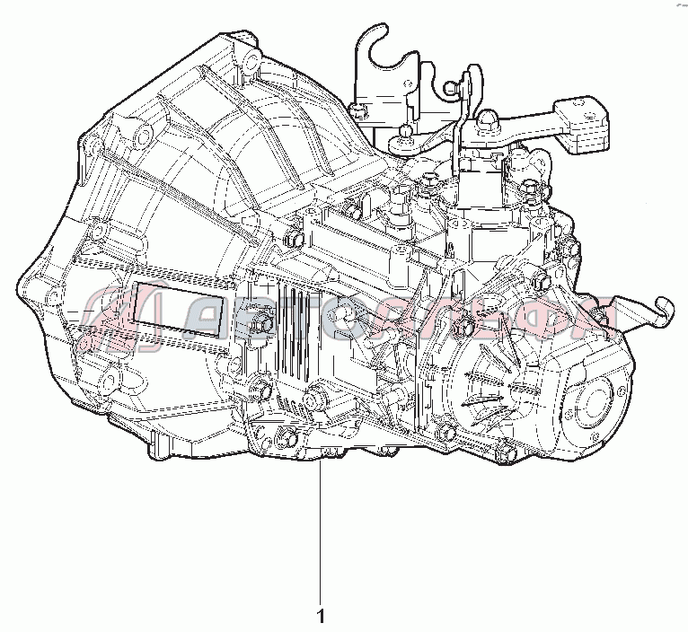 Коробка передач ВАЗ (каталог г.) (Чертеж цены на запчасти в наличии)
