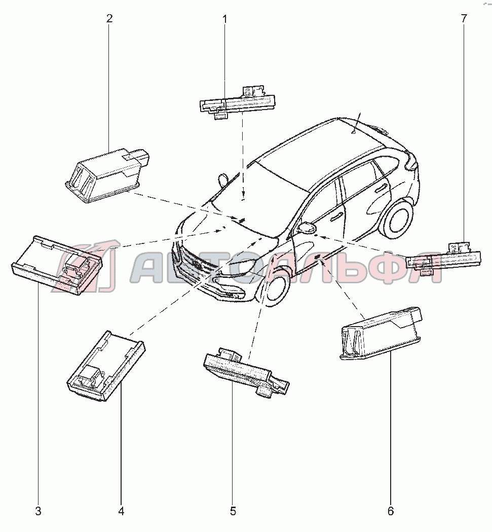 Запчасти на 814110. ПЛАФОНЫ ОСВЕЩЕНИЯ САЛОНА LADA XRAY, каталог 2019 г.