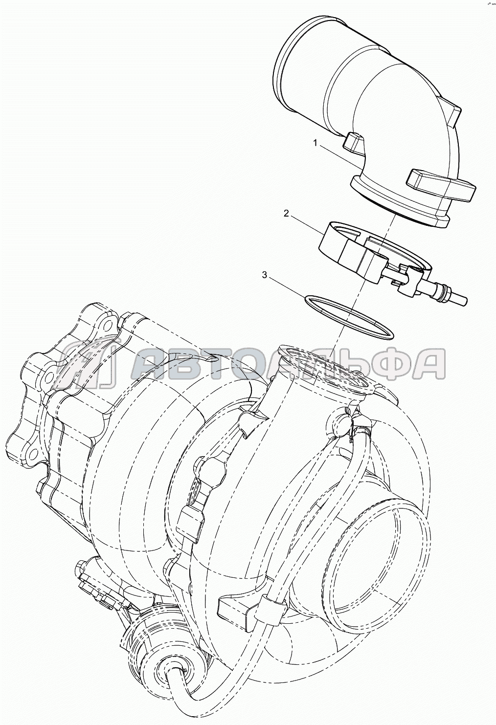 Intercooler assembly Двигатель WP10 DHL10Q0032