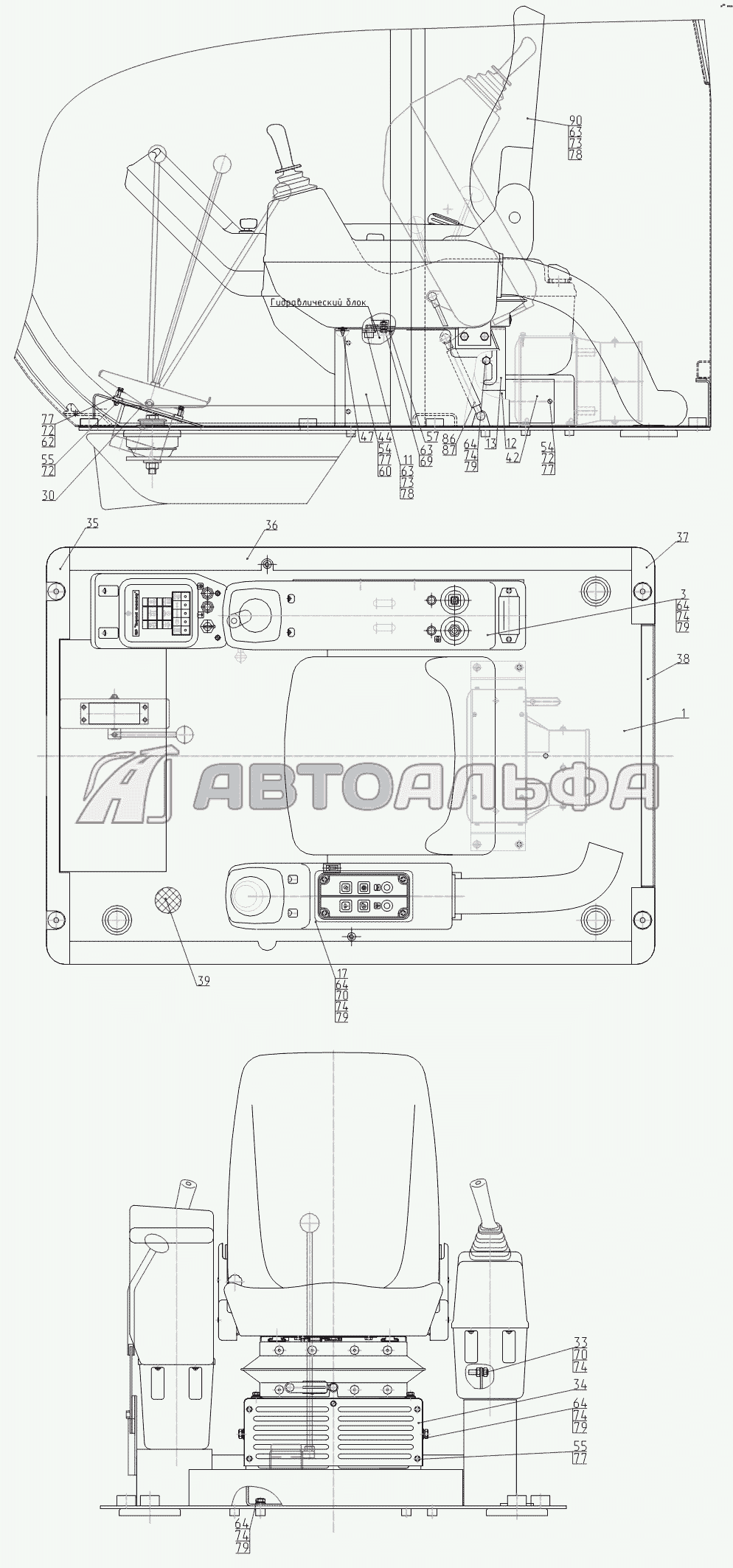 Управление экскаватором ТВЭКС 5846ТМ (ЕА17)